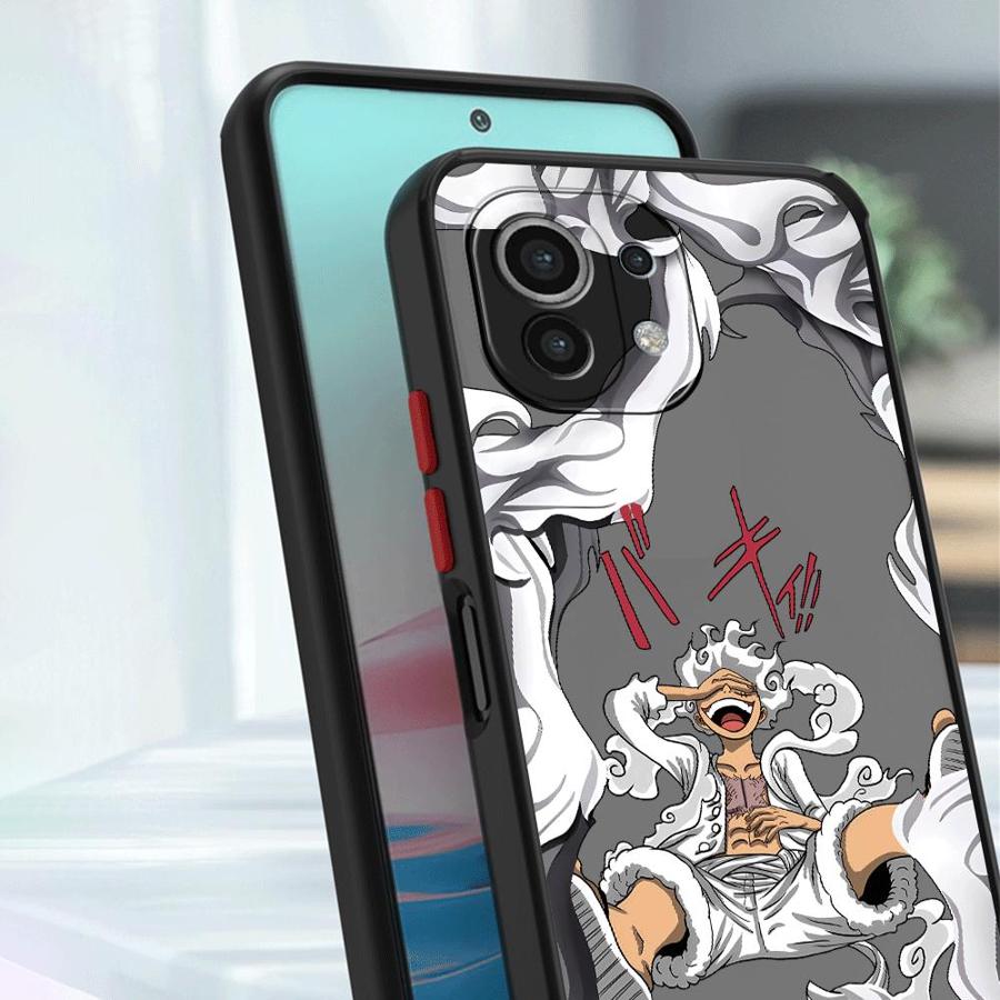 O-One Piece Luffy 5 Gear Case for Xiaomi Redmi Note 12Pro 9s 12 10 13 Pro Plus 11 9 11Pro 9t 10Pro Soft Cover