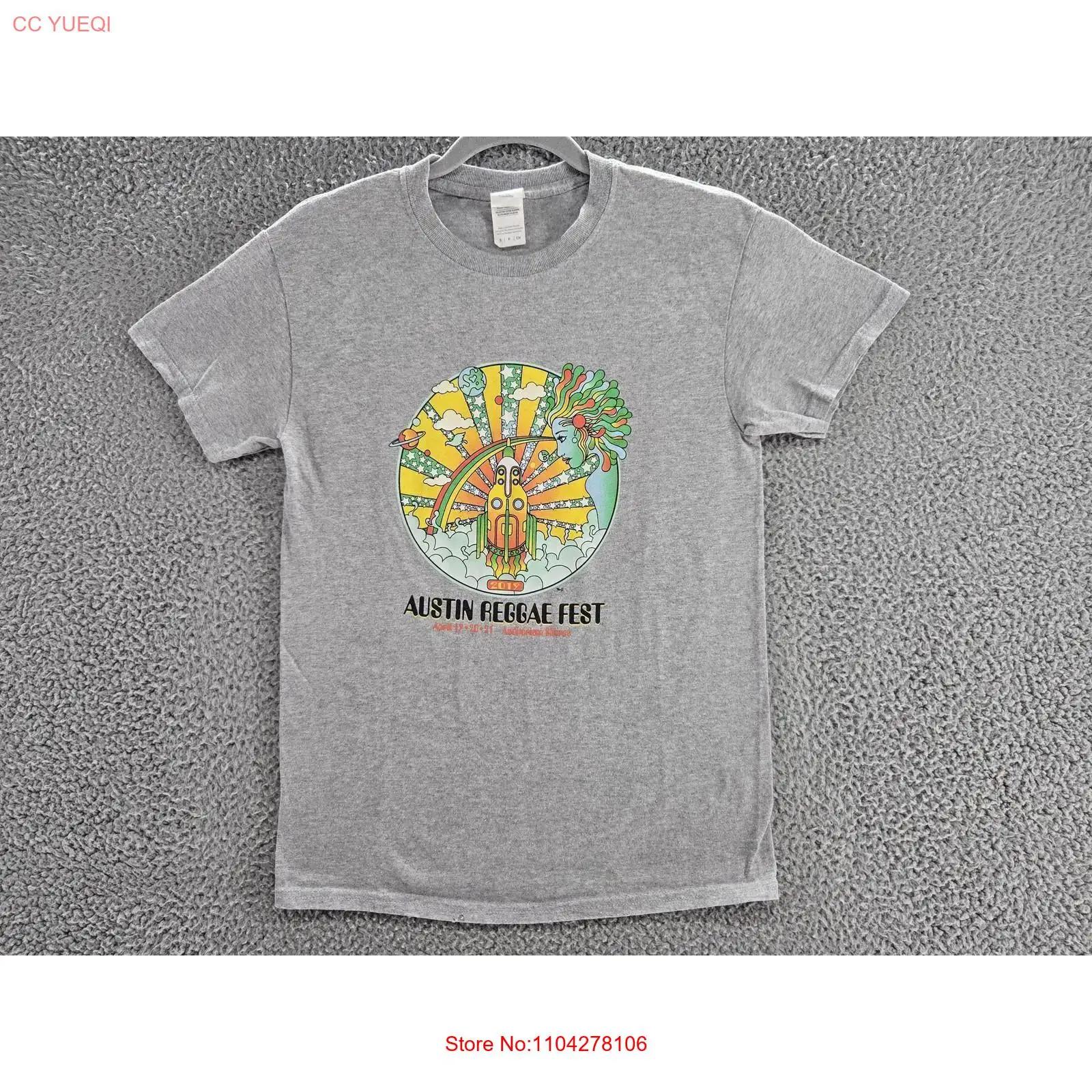 

Austin Reggae FesT T Shirt Mens Small Gray 2019 Music vintage Washed Stylish Stretched Casual homme streetwear Comfortable 5XL різнокольоровий