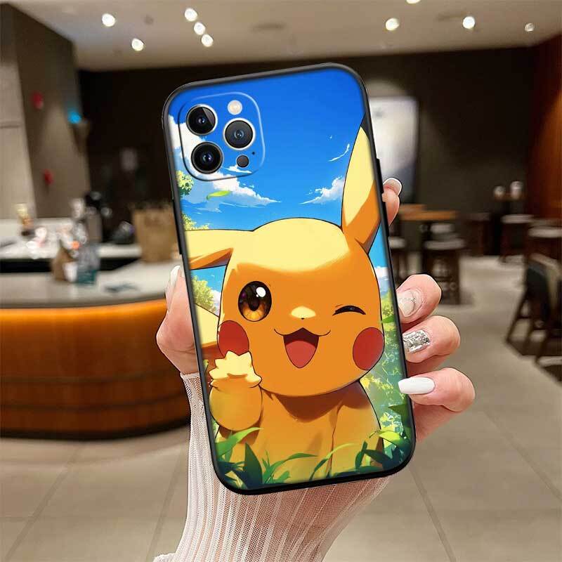 Cute Pokemon Phone Case for Samsung S20 S21 S21S S22 S23 S24 FE Ultra Plus Lite F06 F16 M06 M16 M56 A07 A17 A36 A37 A55 A57