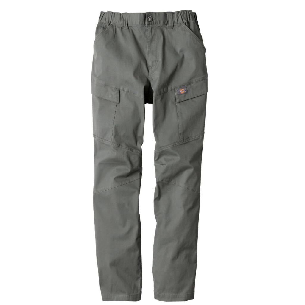 Dickies Cargo Pants D-2915, Workwear, Year-Round, Stretch Cotton, Herringbone, Dickies CO-COS Pro Uni Sticker, 19. Cedar, Size M