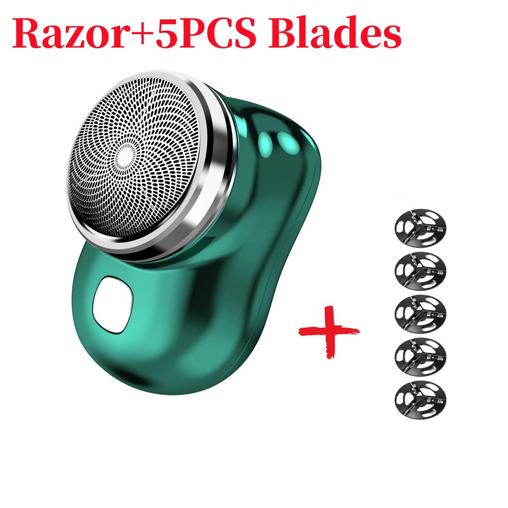 Mini-Golarka Przenośna Golarka Elektryczna Ładowana przez Type-c Golarka Elektryczna Ładowanie Szybkie Type-c Golarka Kieszonkowa Na Mokro i Sucho Bezbolesne Golenie