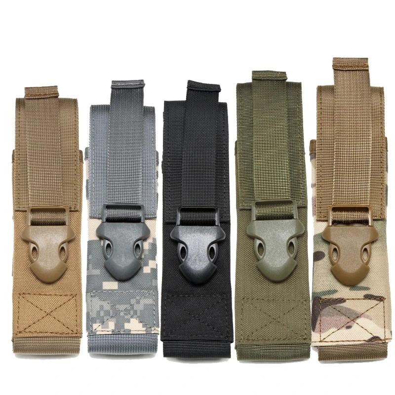 Flashlight Pouch Torch Holder Case Molle EDC Tool Waist Bag Outdoor Sport Camping Hiking Hunting Accessories Scissor Cover