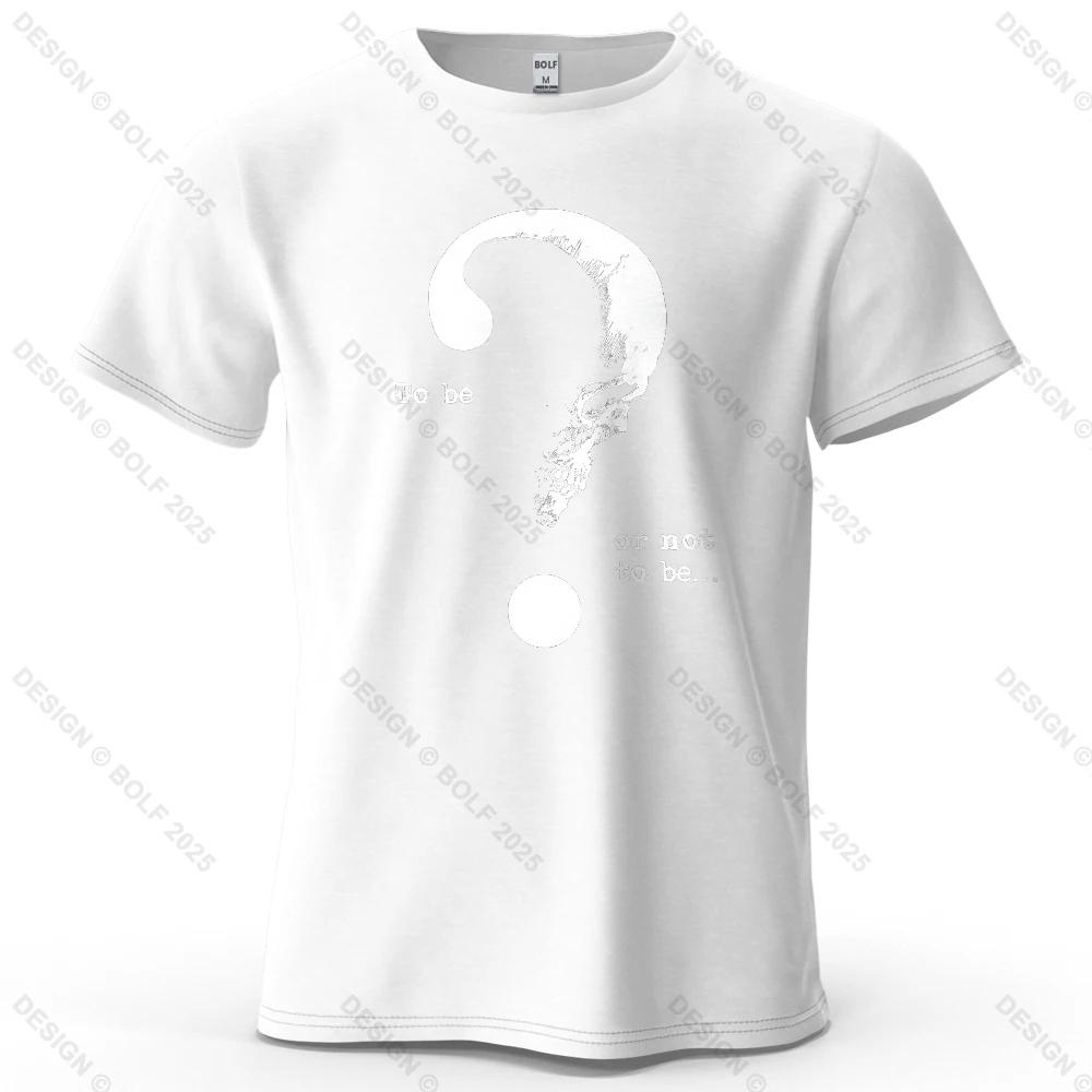To Be Or Not To Be Printed Unisexs TShirt 100 Cotton Oversized Dark Art Graphic Tees For Unisex Tops Tees Streetwear