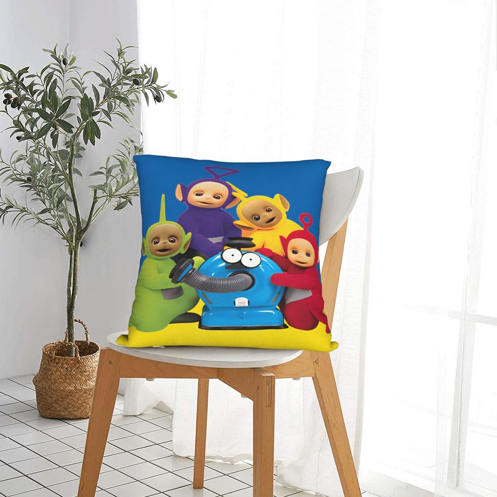 T-TeletubbiesED Pillow Case Retro Trendy Pillow Cover Comfy Pillowcases For Living Room Bed Chair