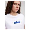 Biała koszulka Miav z nadrukiem Regularny krój / Normalny krój 1610622-620
