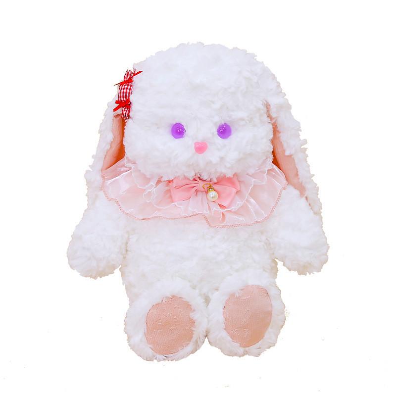Plush Bunny Toy With Polyester Fiber Filling For Gift And Home Decor