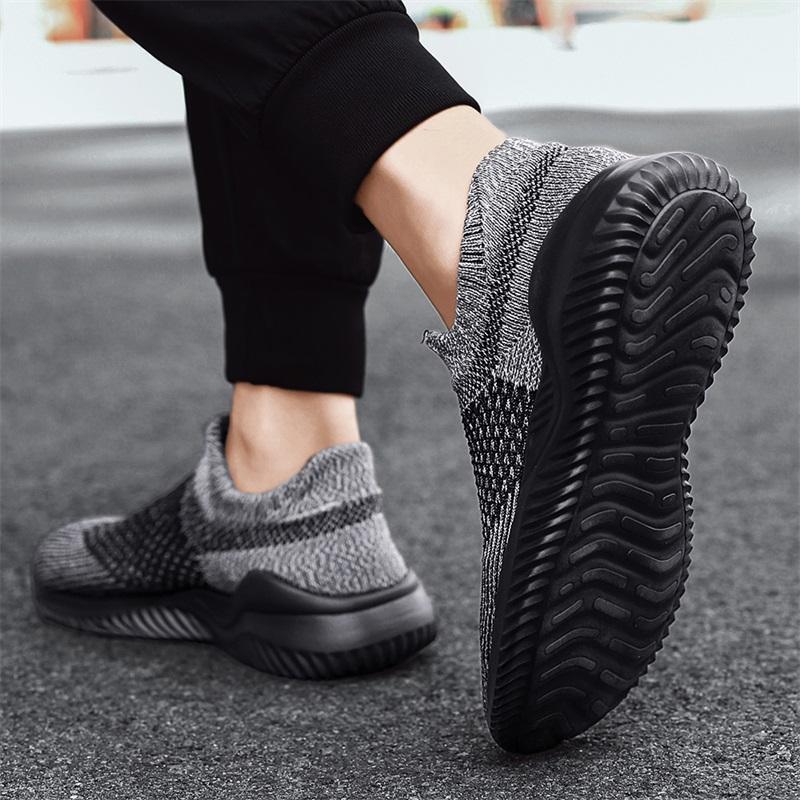 Fast Shipping Sock Shoes For Men Tenis Breathable Male Sneakers Outdoor Casual Loafers Walking Shoe Big Size47
