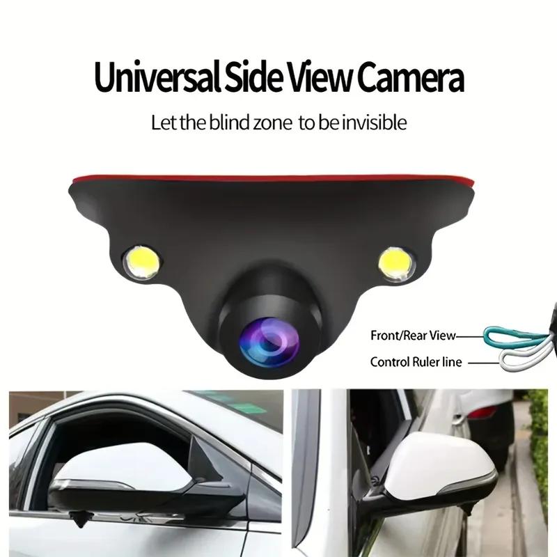 360° Rotating Car Multi-function Camera with Night Vision, 2LED, CCD, Backup Camera for CVBS Display- Front/Right/Left/Rear View