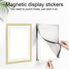 Magnetic Photo Frame A3/A4/A5 Picture Frame Poster Cover Frame Gold/Silver Display Rack Hanger For Wall Decor Display Frame