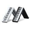 88-Key Folding Electronic Piano with Weighted Hammer Action, MIDI, CE Certified.