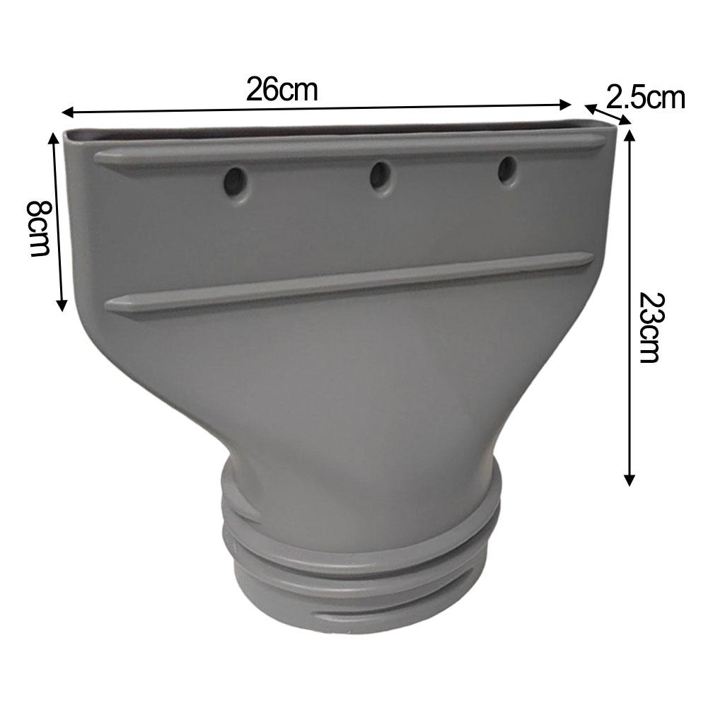 Mobilny Klimatyzator Płaski Złączka Wszechstronny Płaski Adapter Węża Systemy Wywiewu Klimatyzacji Otwór Powietrzny Łącznik Kanału Powietrznego