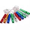 Small Multifunctional Aluminum Emergency Survival Whistle Keychain Camping Hiking Outdoor Tool Training Whistle