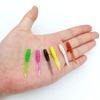 DUODUOYU 10PCS New Mini Soft Fishing Lure 0.3g/35mm Silicone Bait Swimbait Wobblers Worm Bass Carp Rockfishing Fishing Tackle