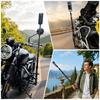 PULUZ Black Cycling Quick‑Release Bracket Set, 150cm Locking Selfie Stick with 2 Pcs Dual‑Head Crab‑Clamp Handlebar Mount for Action Cameras