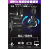 Gaming Headset Zero LED Light Noise with Wired Gaming Headphones for Deep for Gaming [Wired 3.5mm, Latency] 7-Color Headset, Cancelling, Microphone,