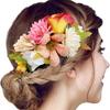 Vintage Blumen Haarkamm Simulation Floral Brautjungfern Kopfschmuck Braut Haar Accessoires Abschlussball