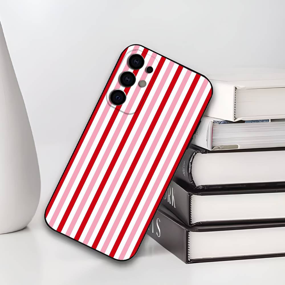 

Burgundy White Stripe pattern Phone Case For Samsung S25,S24,S21,S22,S23,S30,Ultra,S20,Plus,Fe,Lite,Soft Black Cover Samsung S24ULTRA