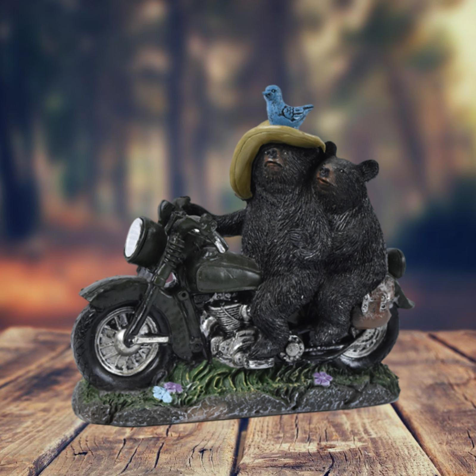 

Статуэтка черного медведя, скульптура, настольное украшение для улицы Style B