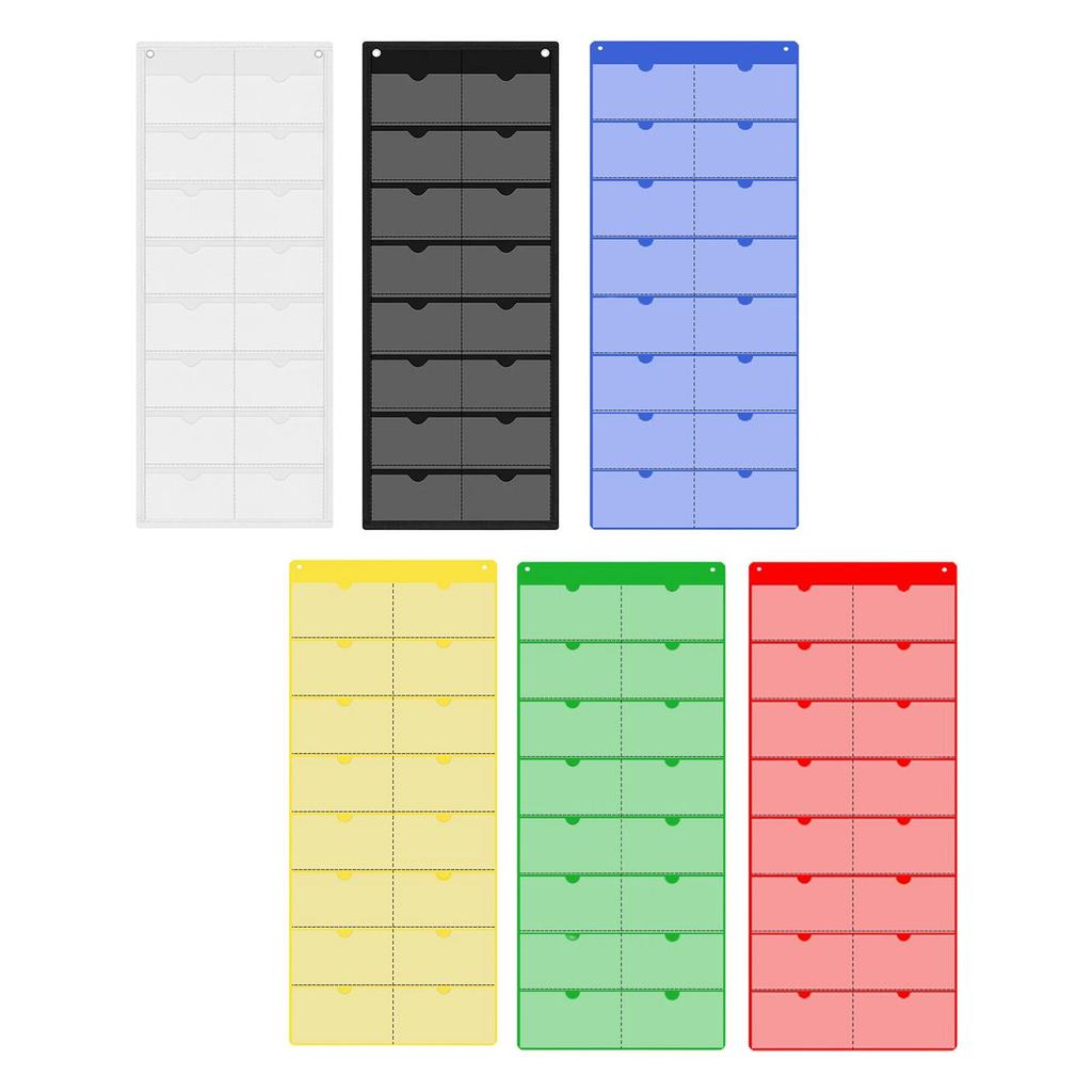 Klassenzimmer Kalender Taschenkarten Leerer Wandorganisator Hängende Aufbewahrung für Vorschule