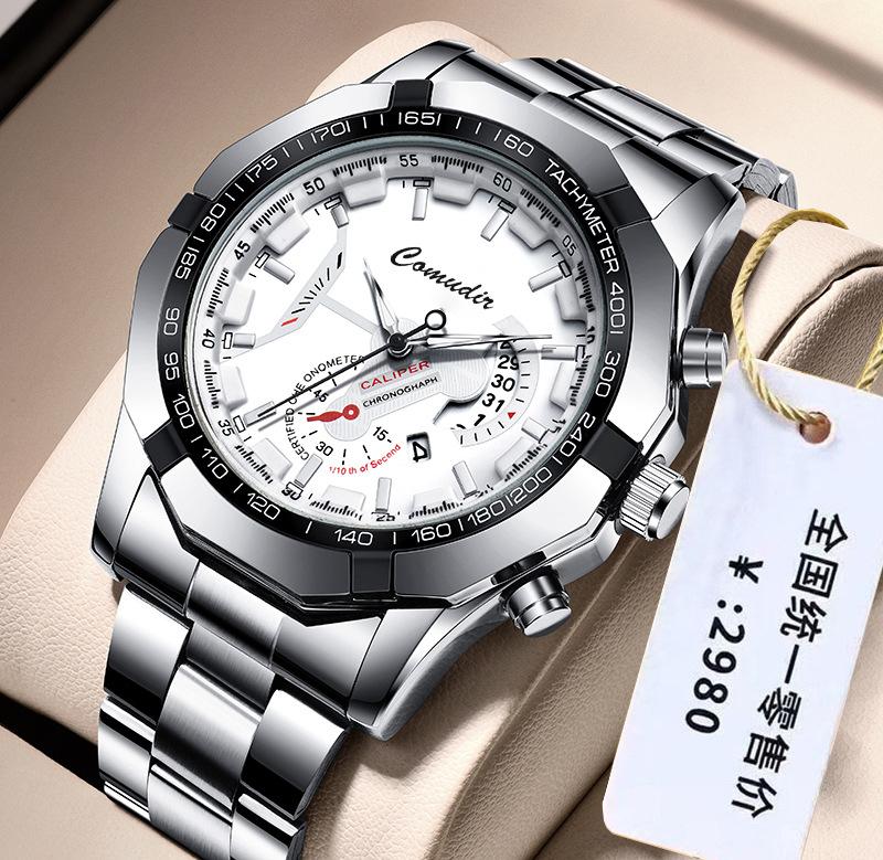 Movement Watch Men s Calendar Non-Mechanical Watch Large Dial