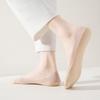 3Pairs Thin Summer Socks Anti Slip Ice Silk Boat Socks Simple Invisible Boat Socks  Summer