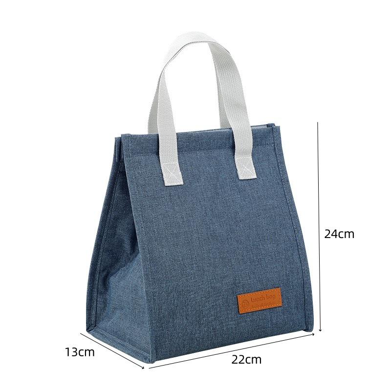 Insulated Waterproof Student Lunch Bag with Thickened Aluminum Foil