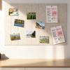 Felt Bulletin Board Tiles with Adhesive Tabs and Pushpins for Office Decor Push Pin Board Wall Organizer for Office Home