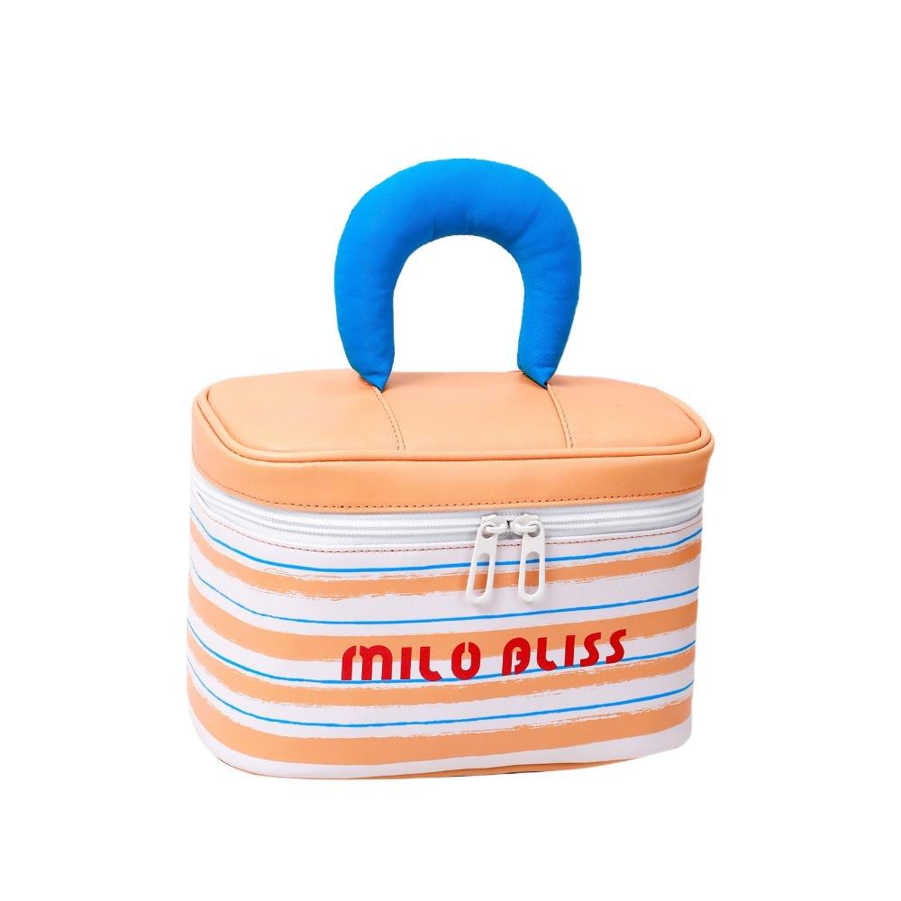 

INS Handheld Makeup Bag Creative Cosmetic Case Gift Cosmetics Storage Bag Bathroom Supplies оранжевый