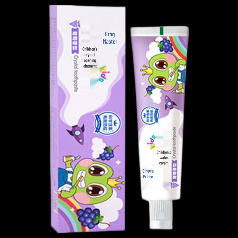 Frog Prince Grape Flavor Kids Toothpaste 50g