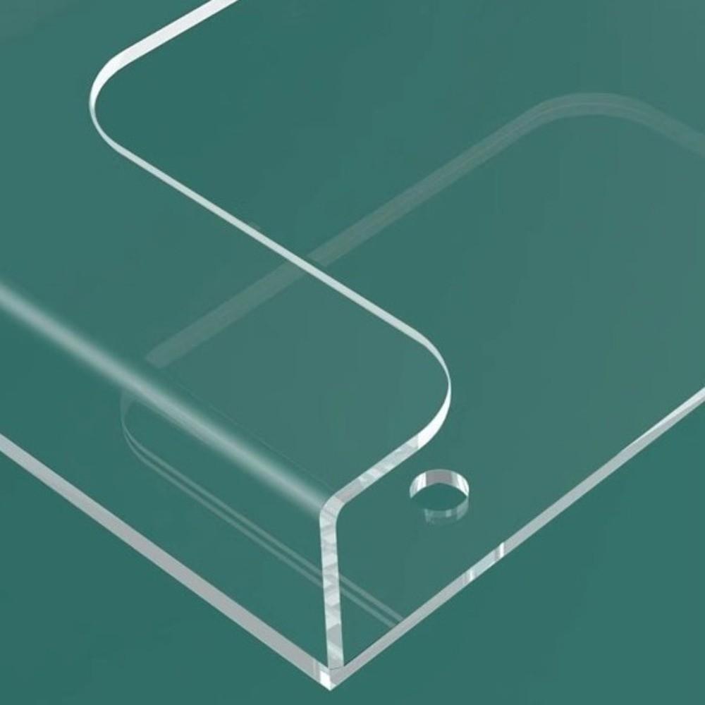 Transparent Wall-Mounted File Organizer Single Layer File Rack Magazine Rack Office Supplies