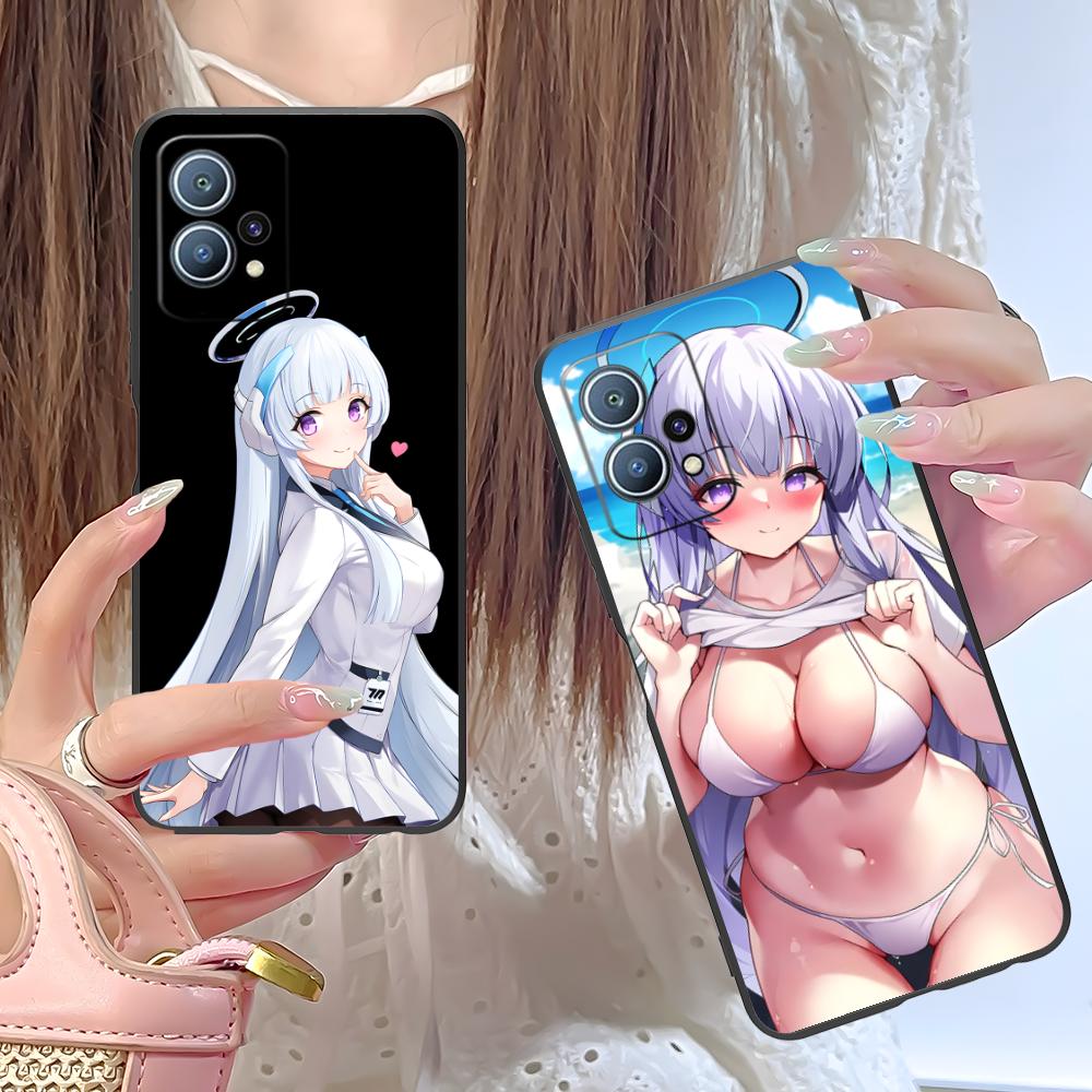 Blue Archive Ushio Noa Phone Case for Huawei P60 P50 P40 P30 P20 P10 P9 P8 Pro Lite Plus Colorful Printing Cover Luxury Cover