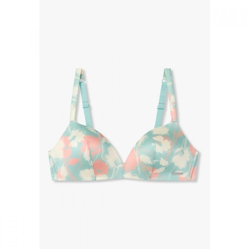 Emporio Armani Women S Padded Triangle Bra With Logo And Flower S