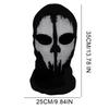 Halloween Ghost Full Face Mask Skull Scary Ghost Skeleton Motorcycle Cycling Headmask for Halloween Cosplay Balaclava Halloween