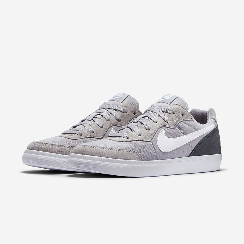Nike Tiempo Trainer Low top Skateboard Shoes Men's Gray 644843-003