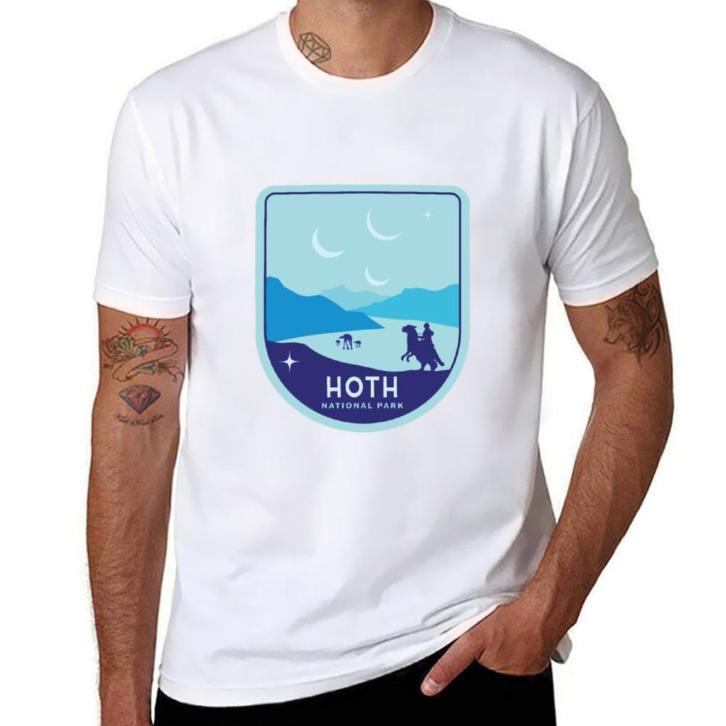 Hoth T-Shirt Vintage Aesthetic Clothing Tshirts for Men