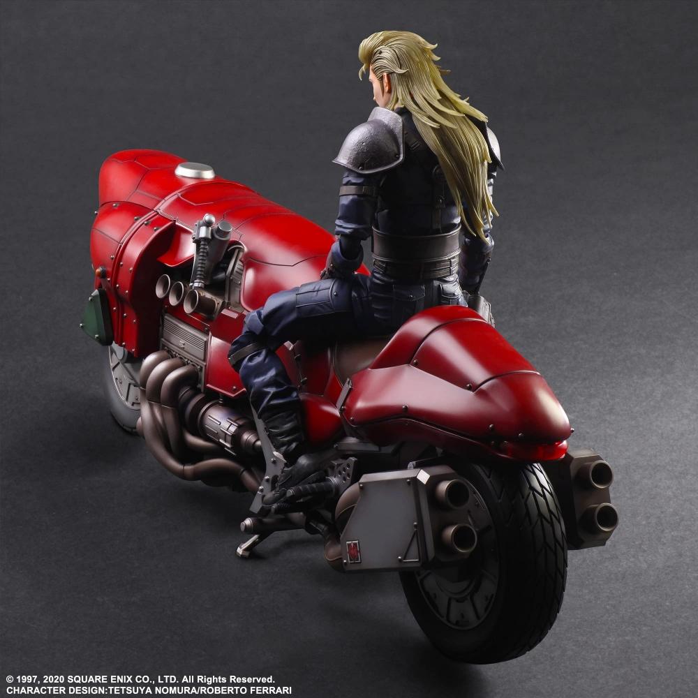 Final Fantasy VII Remake PLAY ARTS Kai Roche & Bike SET PVC painted movable figure