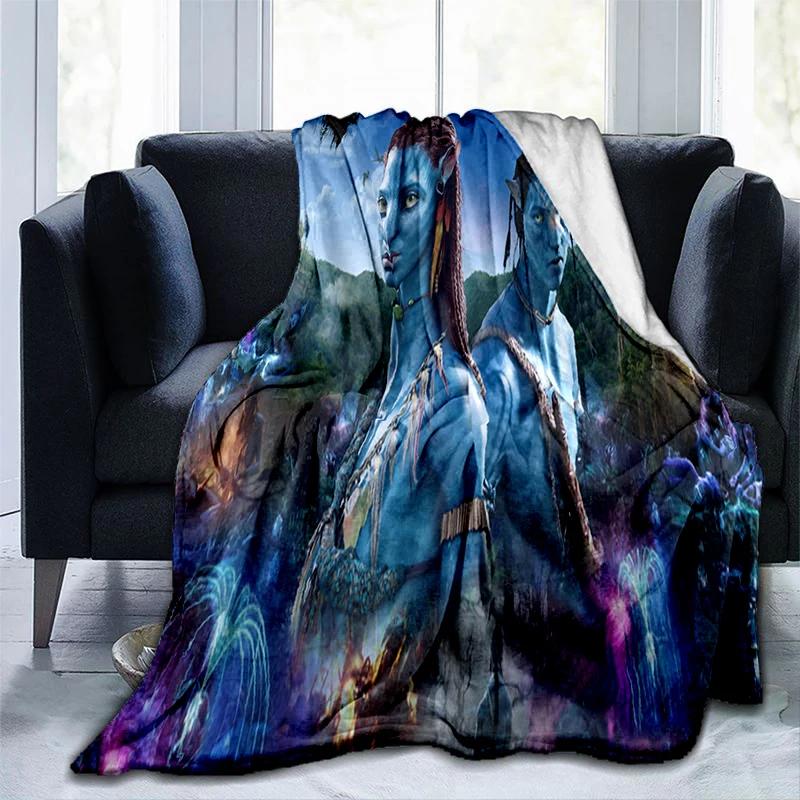 Avatar Film Gedruckte Weiche Warme Decke für Wohnzimmer Schlafzimmer Bett Sofa Couch Büro Geschenke Flanell Überwurfdecken
