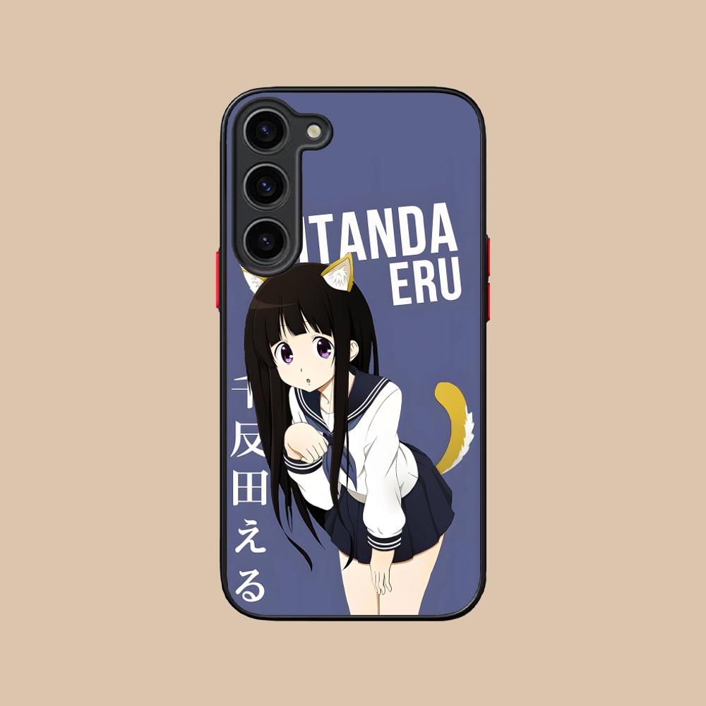 Hyouka Chitanda Silikonowe Etui na Telefon Komórkowy do Samsung Galaxy S26 S25 S24 S23 S22 S21 Plus FE Ultra Kolorowe Pokrowiec