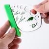 9 Holes Stainless Steel Kitchen Herb Leaf Stripping Tool Metal Herb Pealer for Kale Collard Greens Thyme Basil Rosemary Stripper