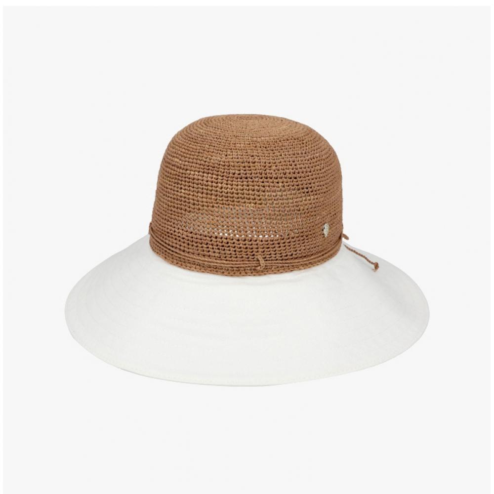 Helen Kaminski My Nuga Tropical Visor Sun Cap Hat50575