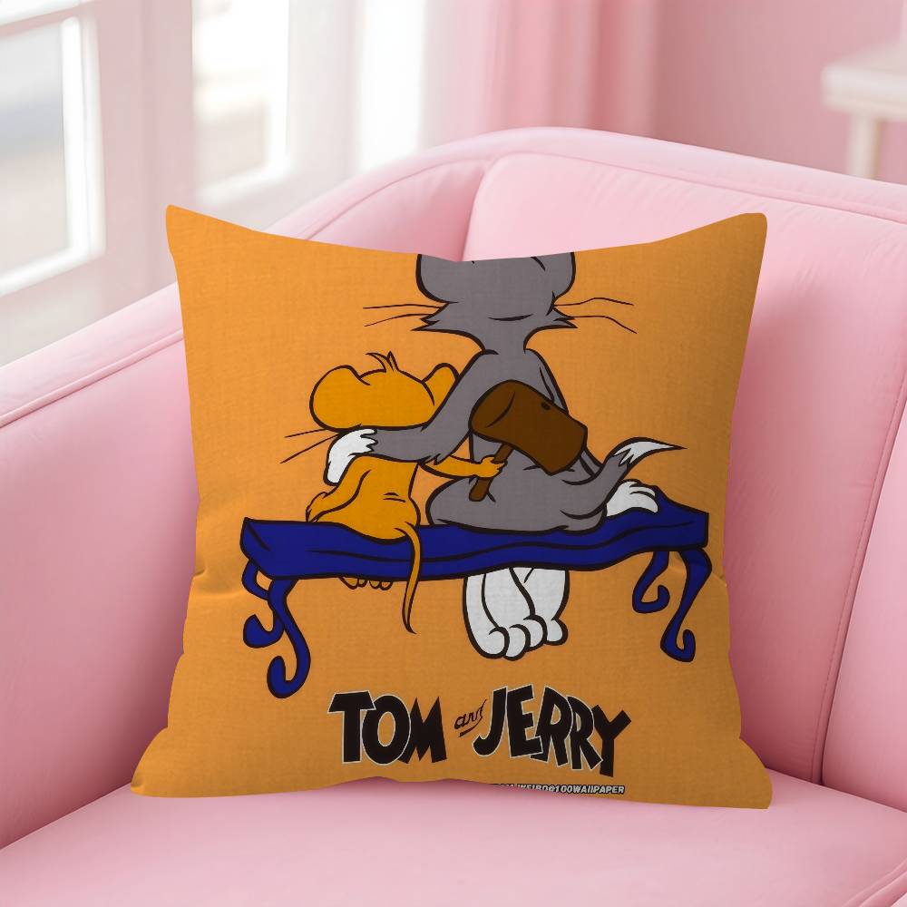 Pillow Anime Pillow Sofa Bed Head Pillow Cover Cushion Cover Fashion Anime Tom Funny Jerrymouse