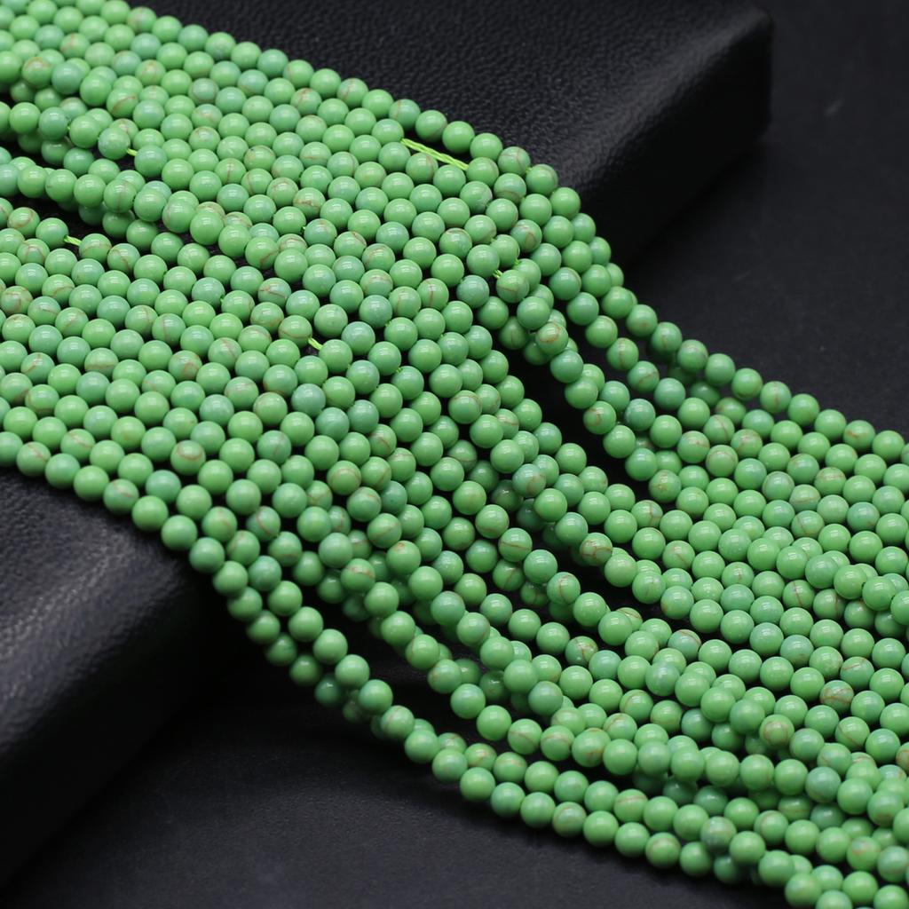 Natural Stone Beads Round Small Beads 3 MM Charms For Jewelry Making DIY Necklace Bracelet Earrings Accessory