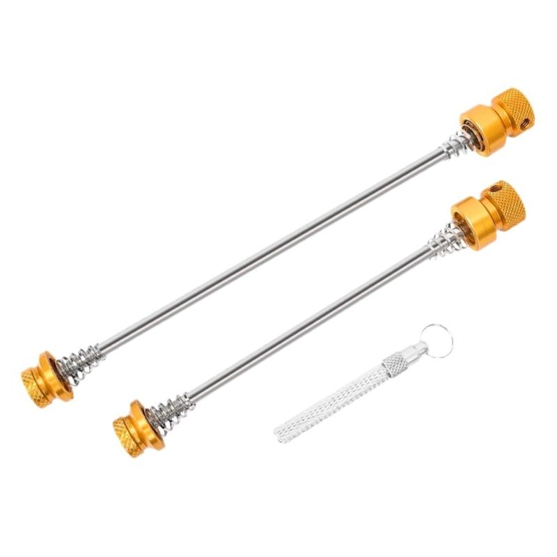 Bicycles Front Rear Hub Set Mountain Bicycles Hub Levers Aluminum Alloy Bike Skewers Bicycles Maintenance Tool Enduring