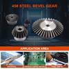 Bevel Gear 2M 30 Tooth Hole 12/14/15/16/17/18/20/22/24/25/28 Standard Hole 45 Steel Tooth Surface Quenching Screw Hole Fixed