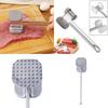 Durable Aluminum Meat Tenderizer Hammer With Dual Sides For Beef And Chicken Preparation