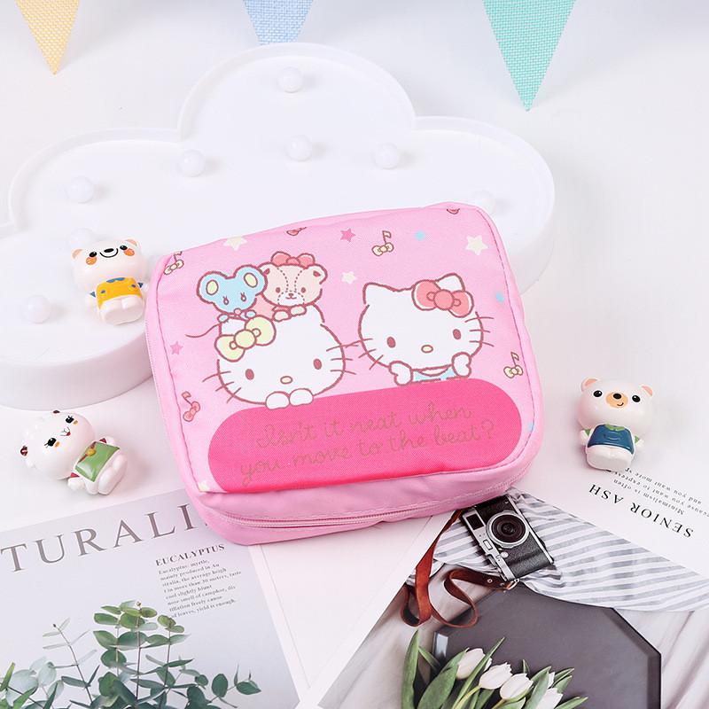 Letter Pokonyan Melody Cartoon Bag For Girls Portable Storage And Travel Use