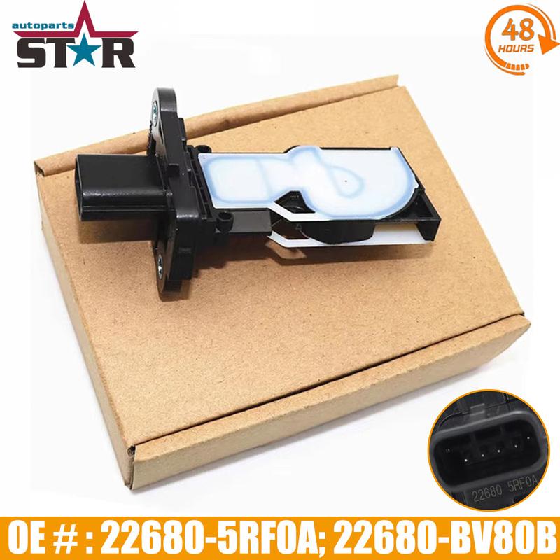 22680-BV80B 22680-5RF0A MAF Sensor For Nissan Altima Juke Sentra Rogue Pathfinder Mass Air Flow Sensor 22680 BV80B AFH60M48