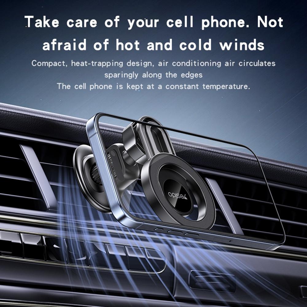 YESIDO C209 Magnetic Phone Holder Car Air Outlet Bracket Compatible MagSafe