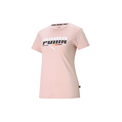 Multicoloured Tee With Letter Print Round Neck Short Sleeve T-Shirt Women Tops Pink 845603-15