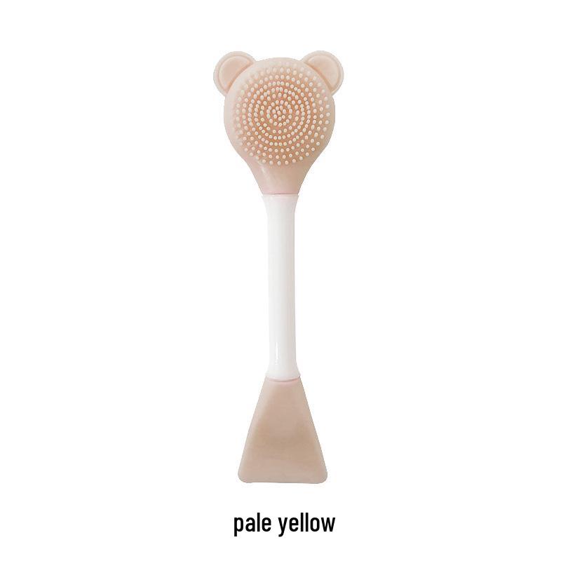 Bear-Shaped Double-Headed Cleansing and Makeup Brush Tool